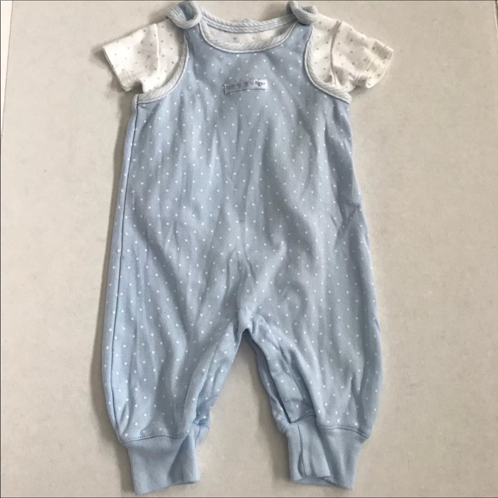 Vintage Tommy Hilfiger Newborn 0-3 Blue Stars Boy